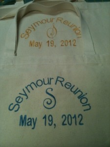 2012 Seymour Reunion Tote for raffle